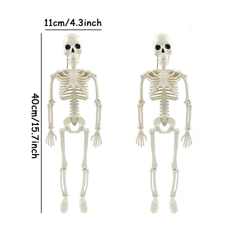 Squelette articulé 40 cm, décoration Halloween