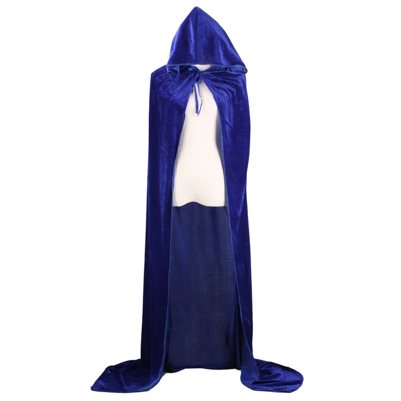 Cape à capuche en velours Halloween