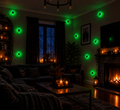 Stickers LED 3D chauves-souris et araignées Halloween