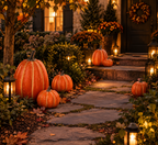 Lot de 7 Citrouilles Décoratives Halloween – Décoration Maison & Table 🎃