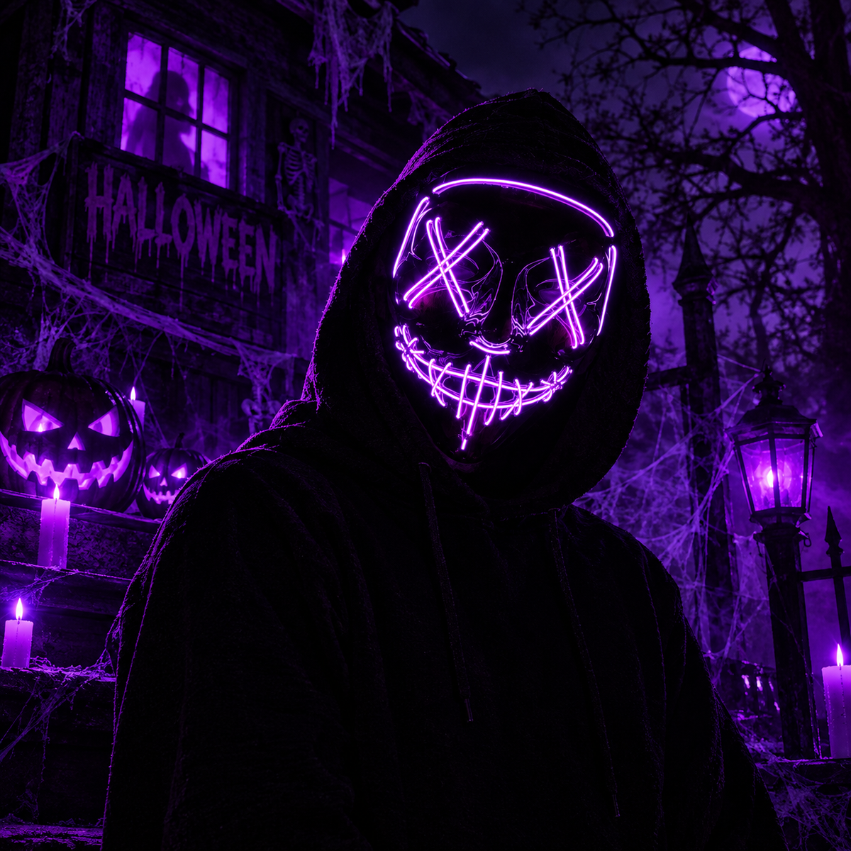 Masque LED Purge Halloween