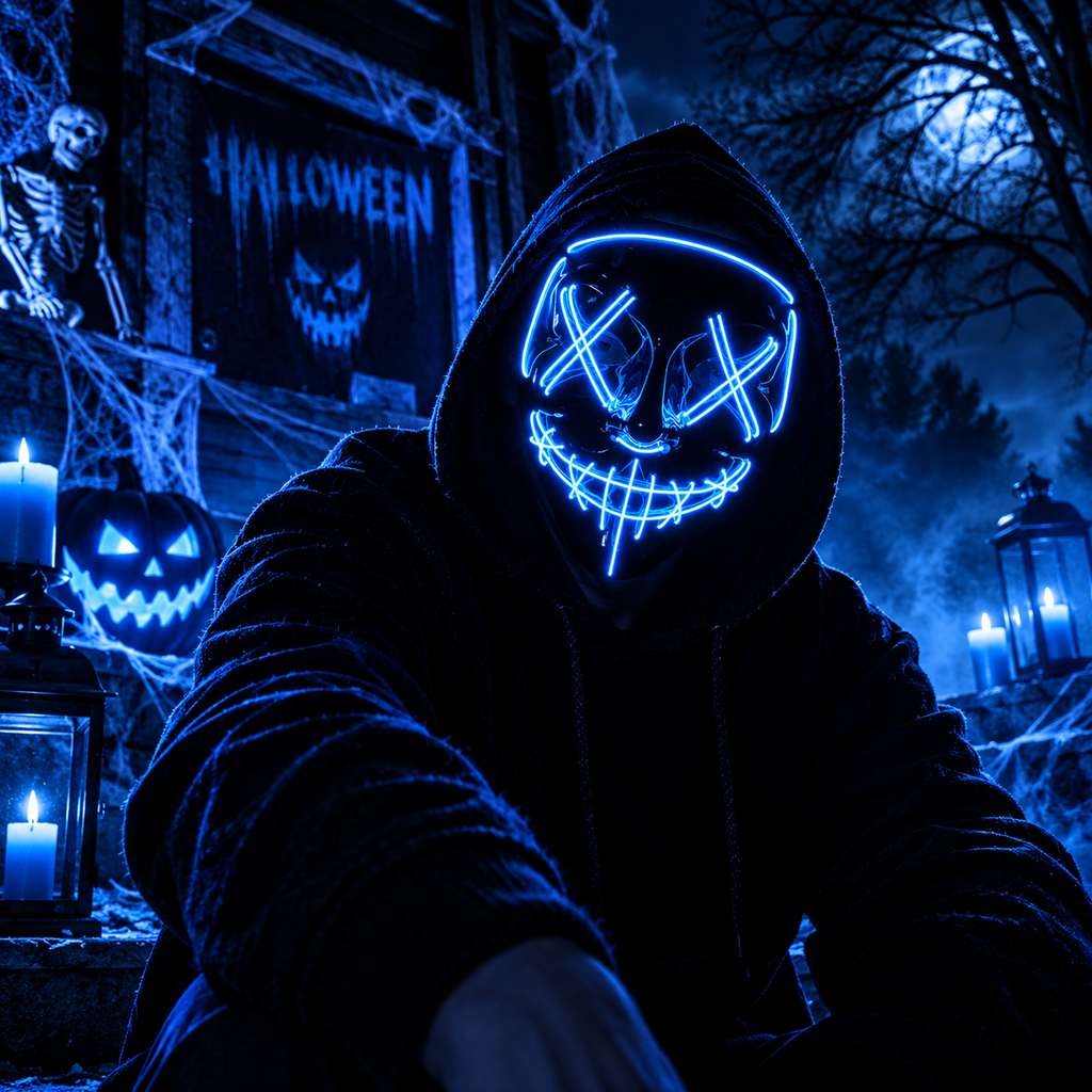 Masque LED Purge Halloween