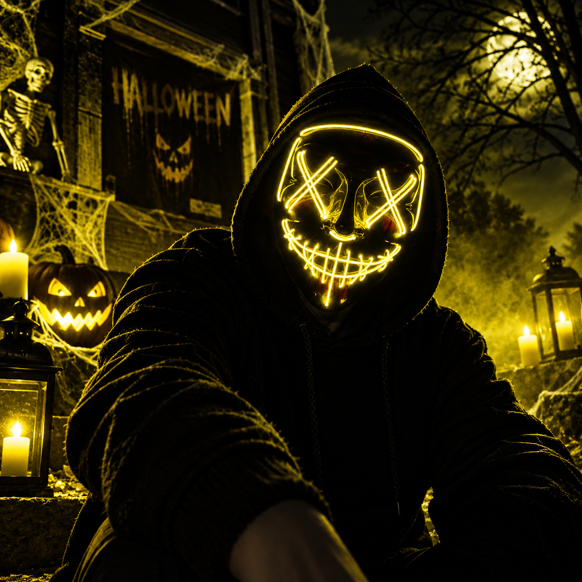 Masque LED Purge Halloween