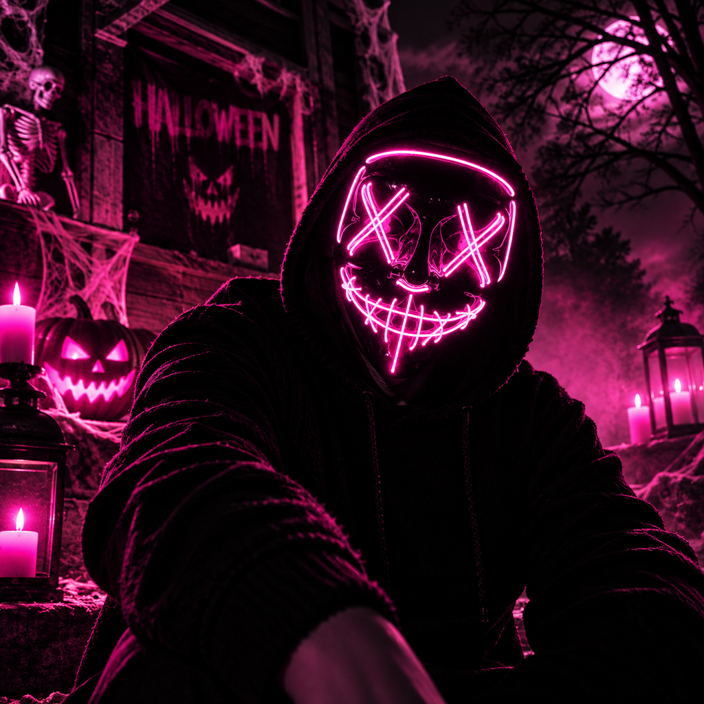 Masque LED Purge Halloween