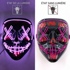 Masque LED Purge Halloween