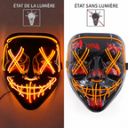 Masque LED Purge Halloween