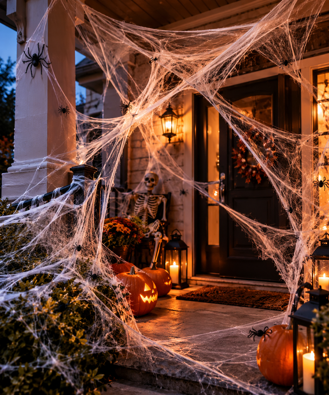 Toile d'araignée décorative Halloween