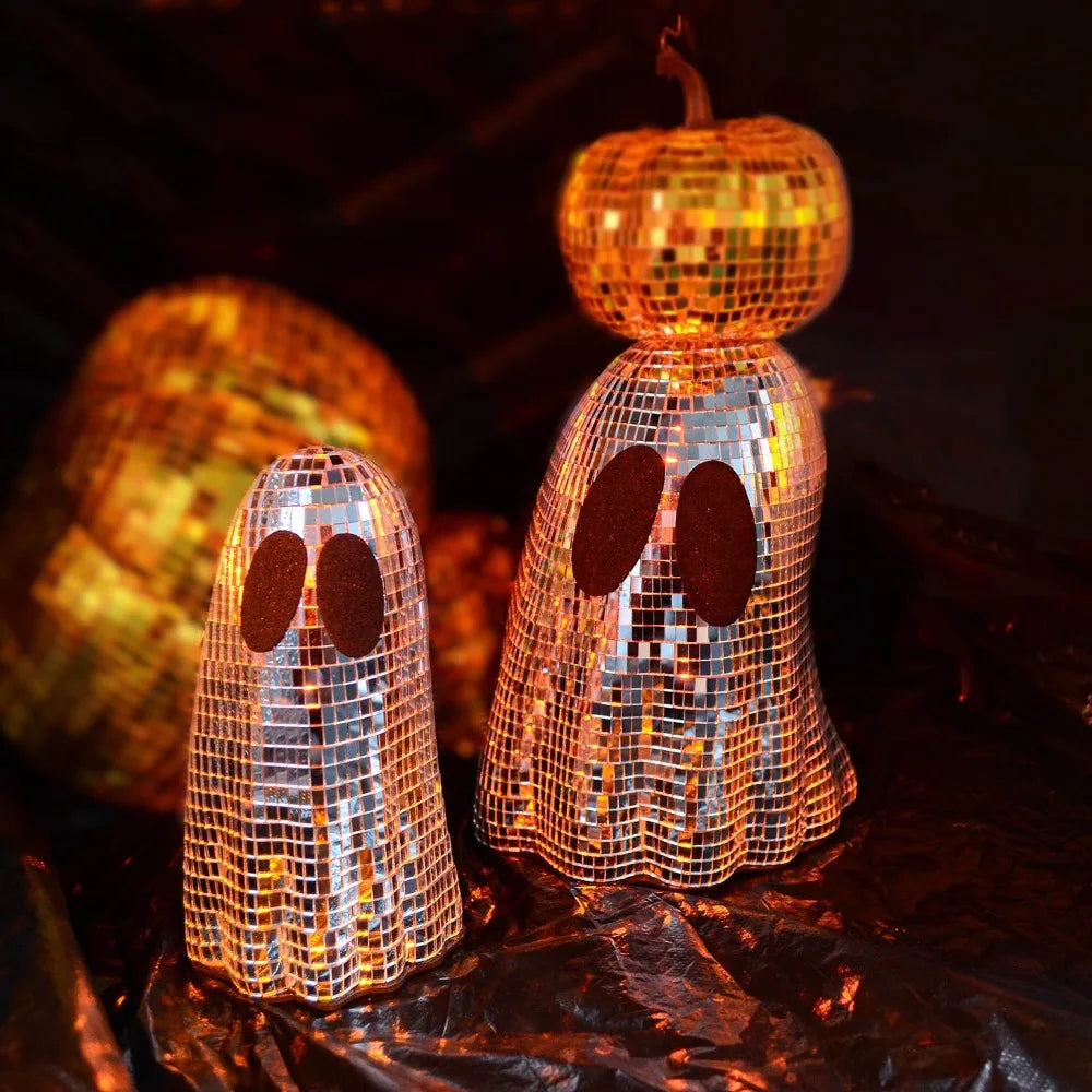 Fantôme disco effet miroir pour Halloween