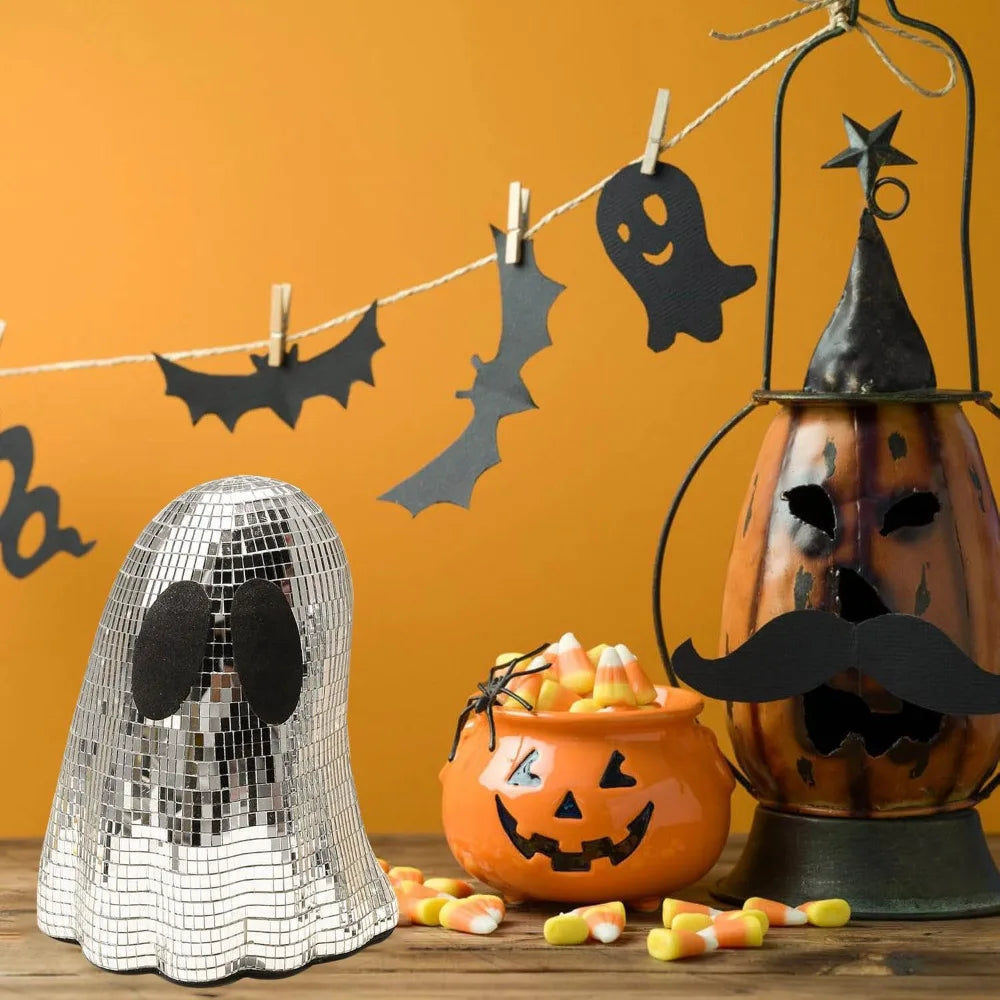 Fantôme disco effet miroir pour Halloween