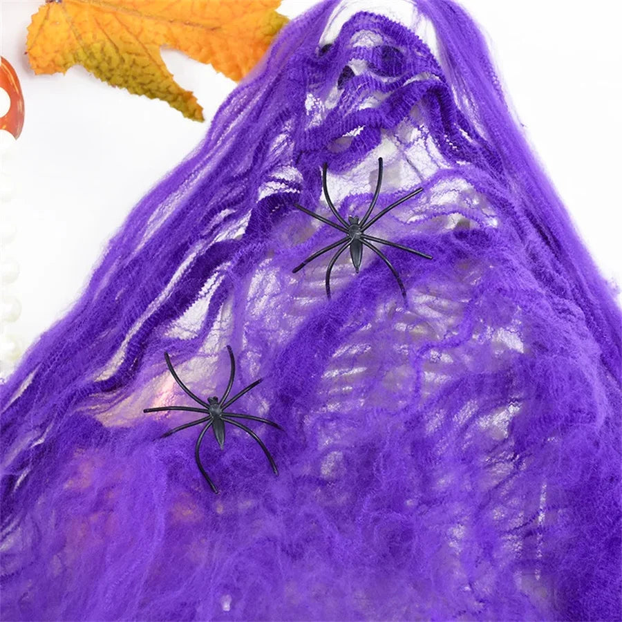 Toile d'araignée décorative Halloween