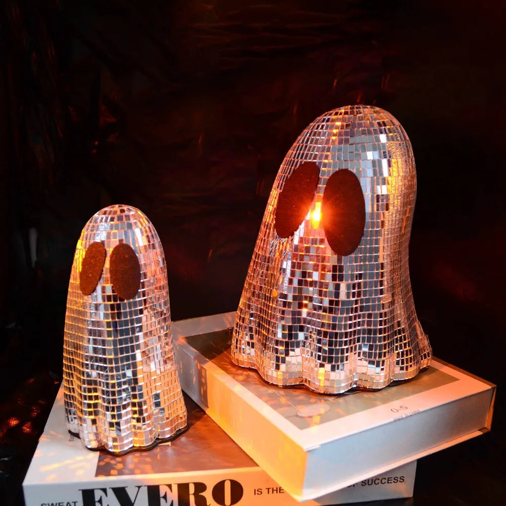 Fantôme disco effet miroir pour Halloween