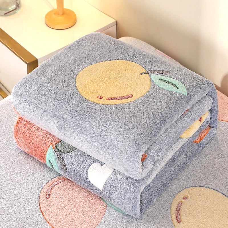 1Pc Blanket Floral Style Bedspread Fleece Blanket Plaid Travel Shawl Sofa Nap Blankets Home Bedsheet Manta